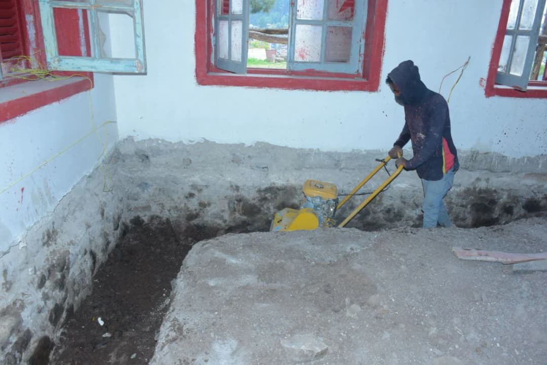 Museum renovation in progress