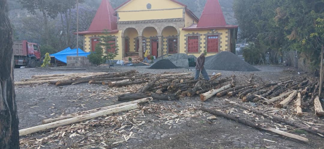 Restored museum interior